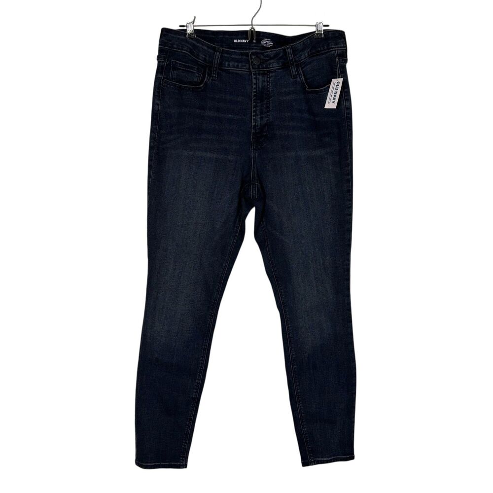 NWT Old Navy High-Rise Rockstar Super Skinny Secret-Smooth Pocket Jeans Women 12